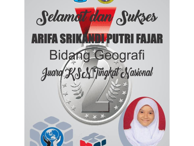 Arifa Srikandi Juara KSN Tingkat Nasional